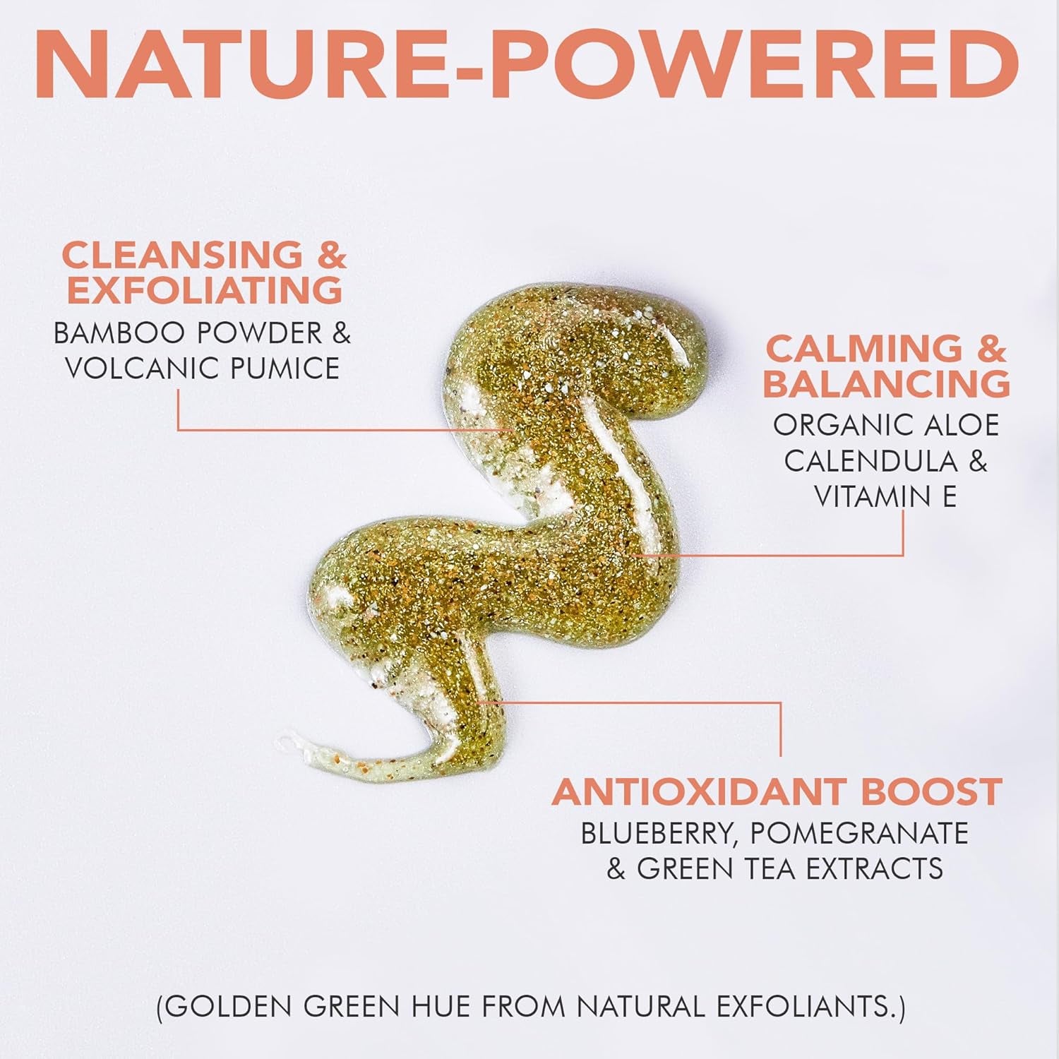 Face Scrub and Face Wash, Gentle Exfoliating, Cleansing Facial Scrub Exfoliator, Natural & Organic Ingredients